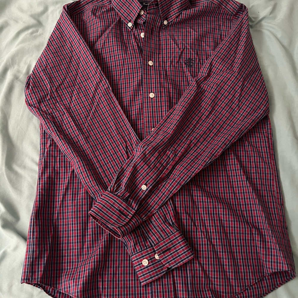 Brooks Brothers Red and Blue Button Down Shirt